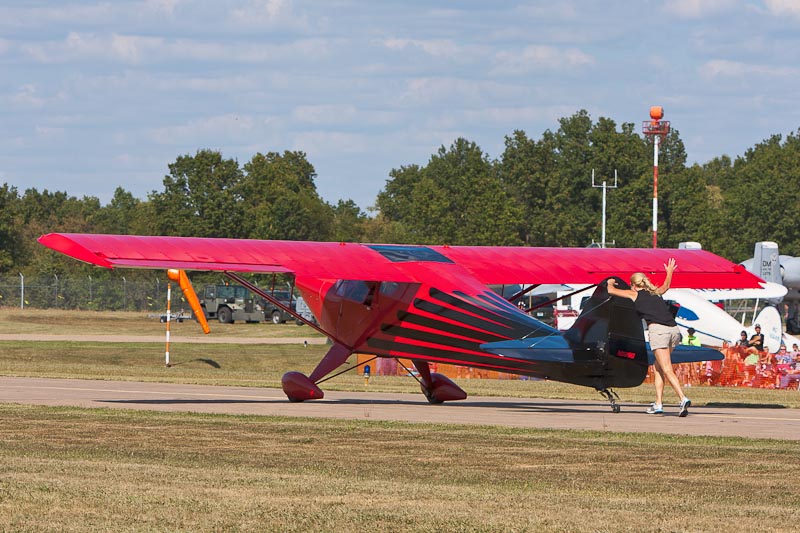 IMG_7174_screen.jpg - Hobie Washburn (aka Erik Edgren) stealing his Taylorcraft from the pilot "who was going to take him up for a ride"
